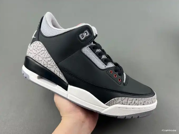 DN3707-010 Cement 3 Black Air Jordan 0515